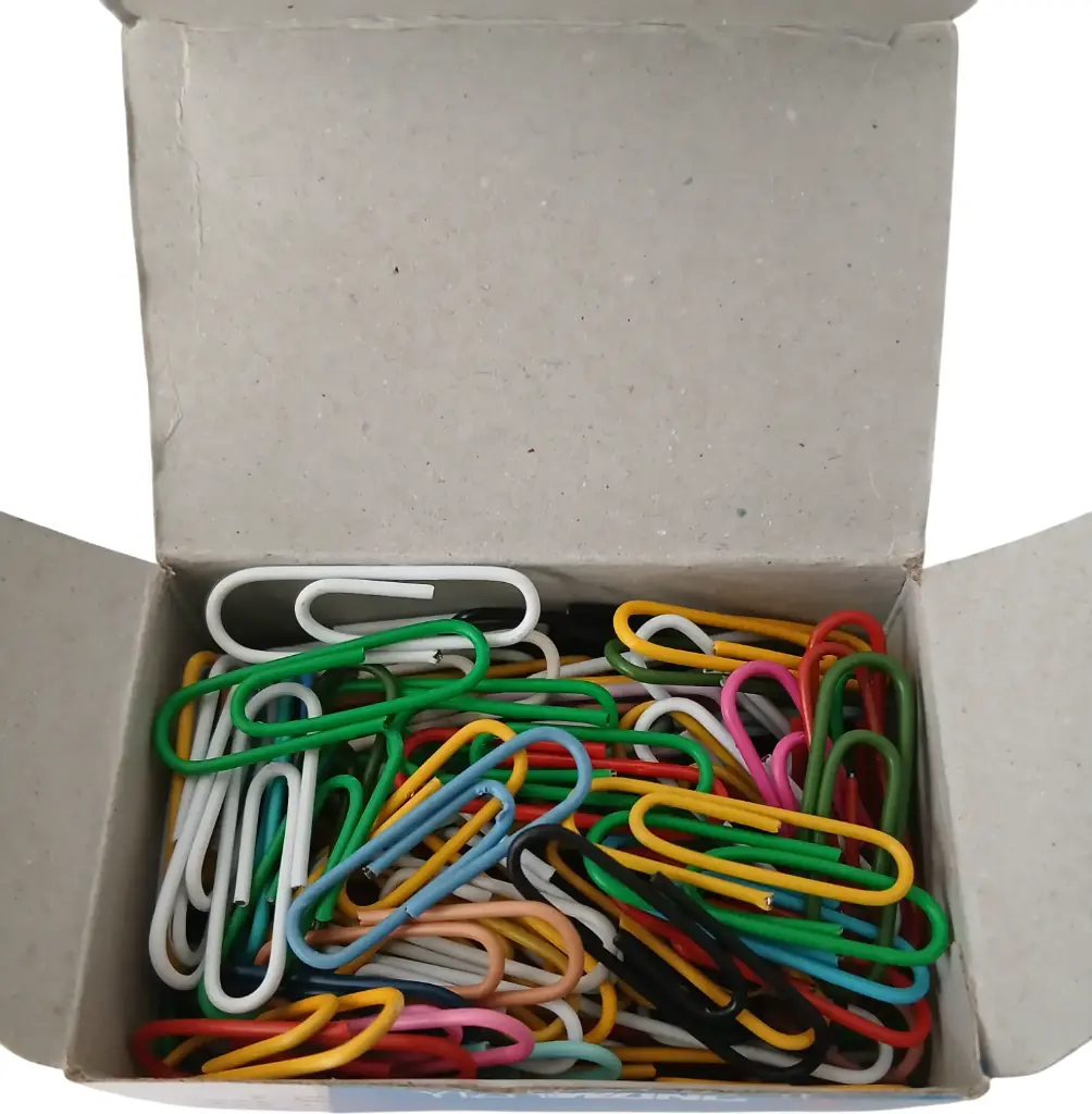 Trombone couleur 28 mm [boite de 100] YIZHIWANG