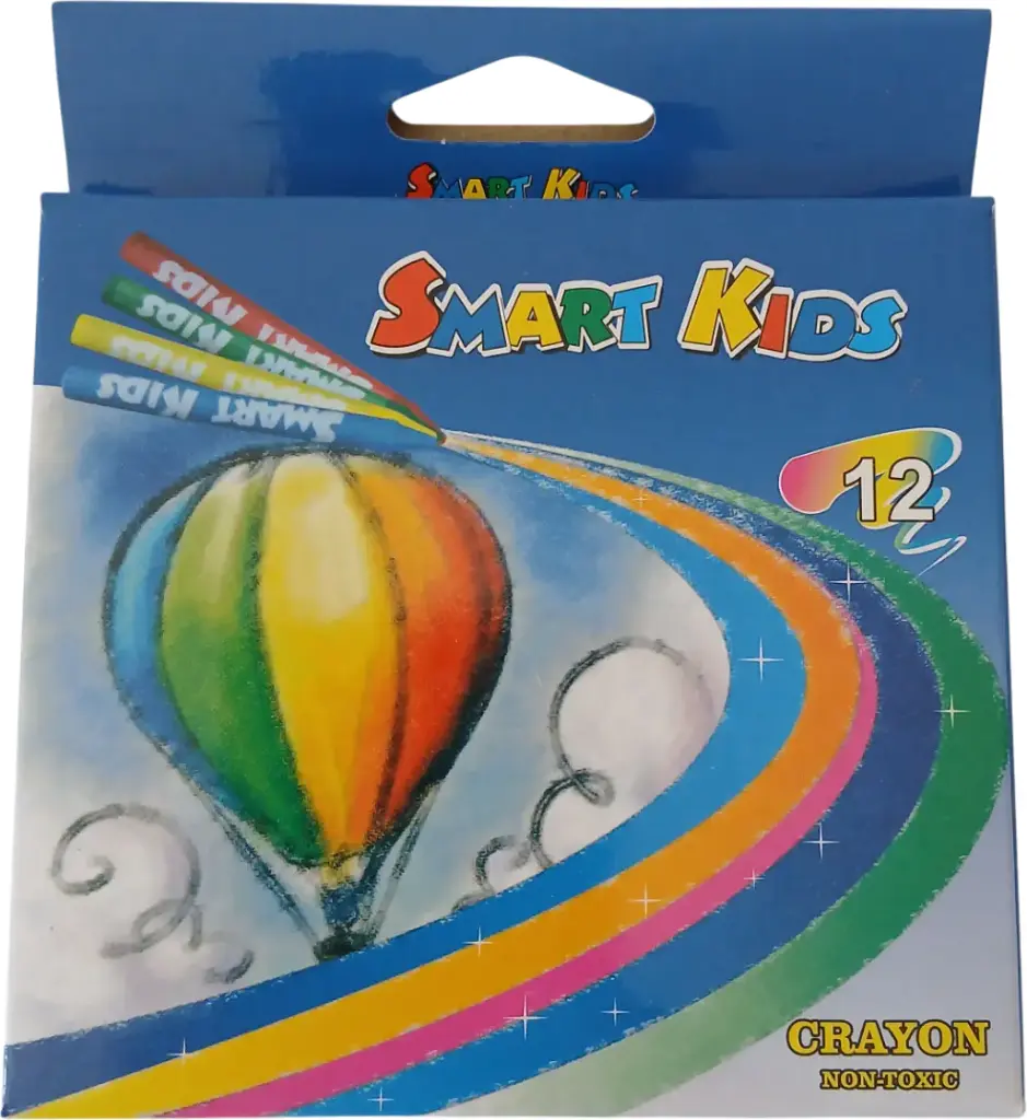 Crayon pastel [12 crayons] 9 cm SMART KIDS