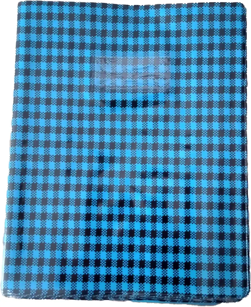 Protège-cahier 17x22 carreaux avec porte-nom PURPLE