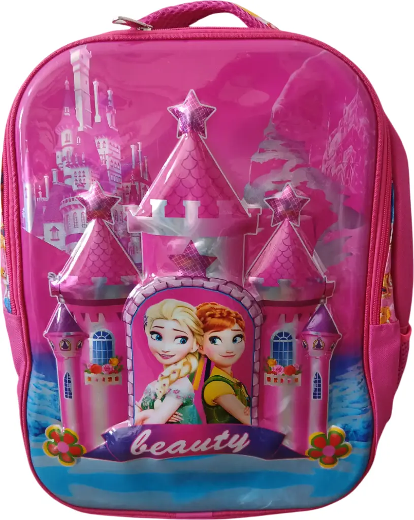 Sac à dos Fille primaire Rectangulaire Illustration 3D