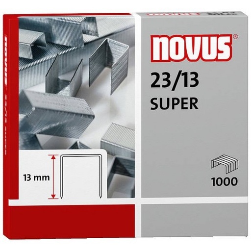 [NOVUS 23/13] Agrafes paquet de 1000 NOVUS 23/13