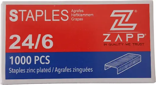 [ZAPP: 24/6] Agrafe 24/6 [Boite de 1000] ZAPP