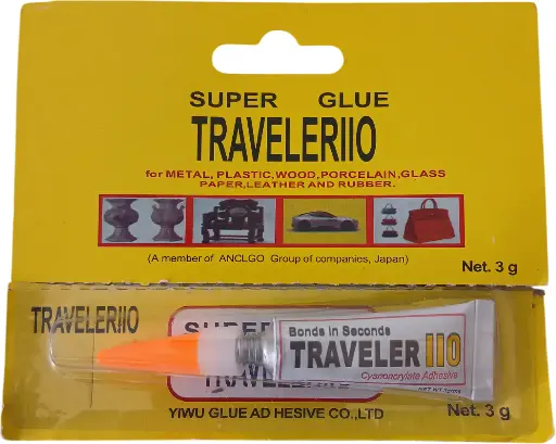 [YIWU: TRAVELER110] Tube de colle forte 3g TRAVELER110 YIWU