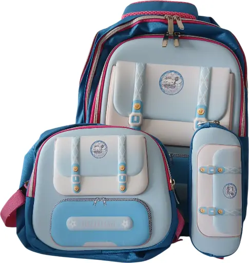 Sac à dos + sacs à goûter + trousse 3ème-5éme TEXTILEJORBANE