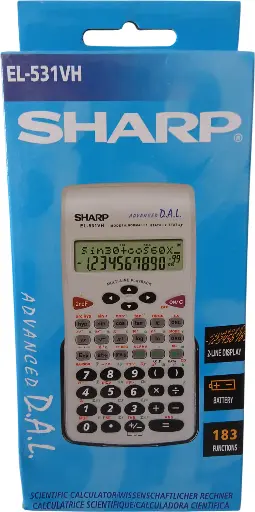 Calculatrice scientifique EL-531VH SHARP-copie